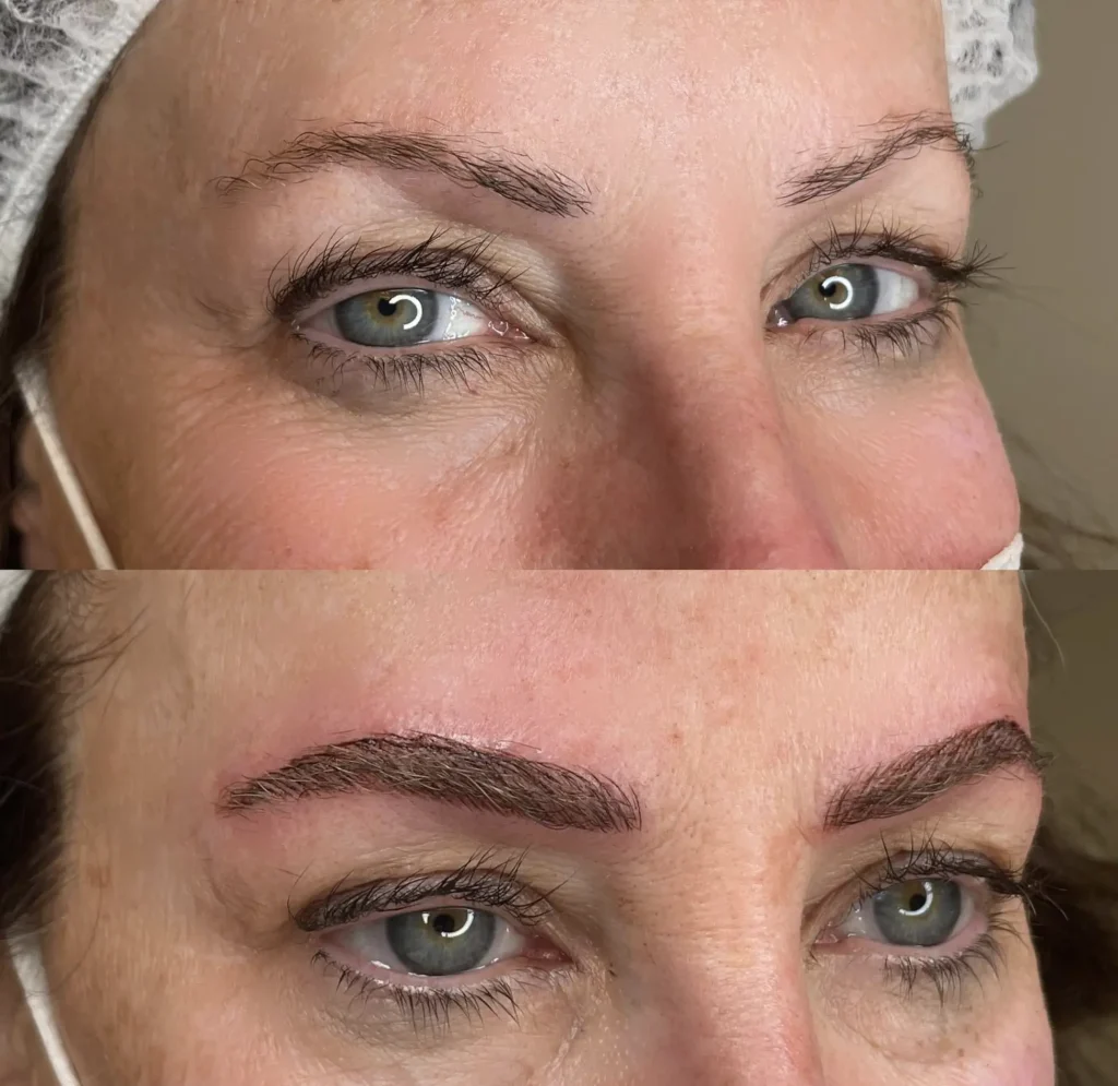 Brow microblading services at Face Figurati Studio